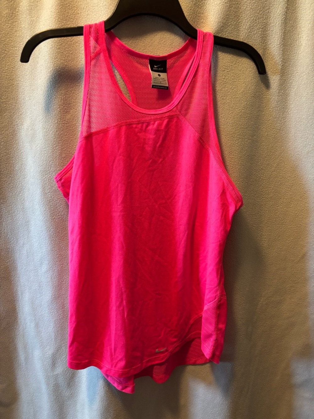 Nike Hot Pink Women's Mesh Racerback Tank Top